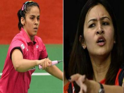 When jwala fired on Saina Nehwal ... | जेव्हा सायना नेहवालवर ज्वाला भडकते तेव्हा...