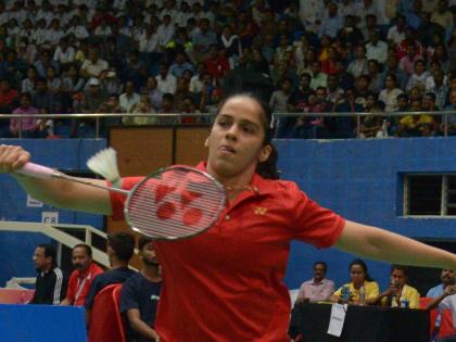  Saina and Kashyap win the Badminton tournament | सायना, कश्यप यांची मोदी बॅडमिंटन स्पर्धेत विजयी सलामी