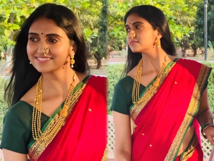 marathi actress Rinku rajguru share new instagram reel video | Video: 'मैं खुद को छुपाऊं कहाँ'; लाल साडीत रिंकू राजगुरुच्या घायाळ करणाऱ्या अदा