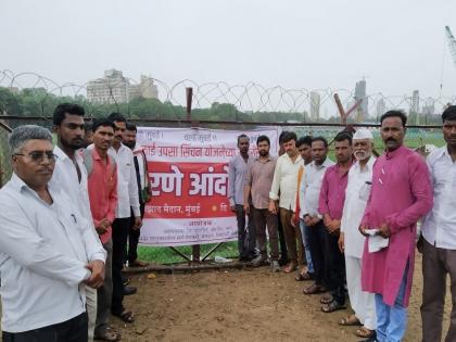 Taha of farmers in Mumbai for the wash-wash rains | धो धो पावसात साकळाईसाठी मुंबईत शेतक-यांचा टाहो