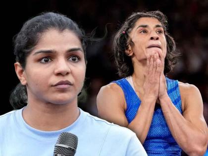 My heart is very scared, if possible I...; Sakshi Malik reacts after disqualifying Vinesh | माझं मन खूप घाबरलंय, शक्य असतं तर मी...; विनेशला अपात्र ठरवल्यानंतर साक्षी मलिकची प्रतिक्रिया