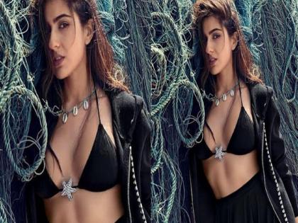 बॉलीवुड एक्ट्रेस पर भारी हैं, सारा अली खान की ये ग्लैमरस अदाएं, देखें दिलकश तस्वीरें