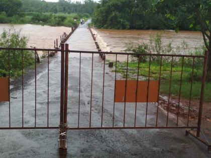 Salgaon dam under water in Ajra taluka | आजरा तालुक्यातील साळगाव बंधारा पाण्याखाली