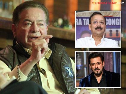 What did Salim Khan say on the threats Salman Khan is receiving | सलमान खानमुळे बाबा सिद्दीकींची हत्या झाली? सलीम खान म्हणाले, "त्याचा काही संबंध..."