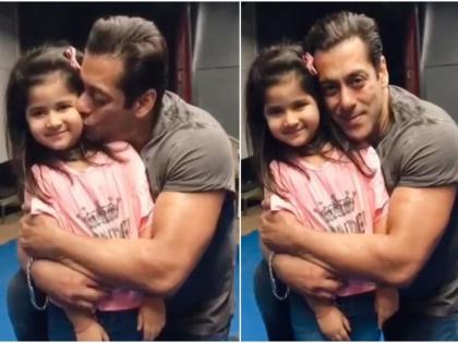 Salman Khan's video with a young fan goes viral | सलमान खानसोबत दिसलेल्या या चिमुकलीचीच रंगलीय चर्चा, वाचा कोण आहे ही?