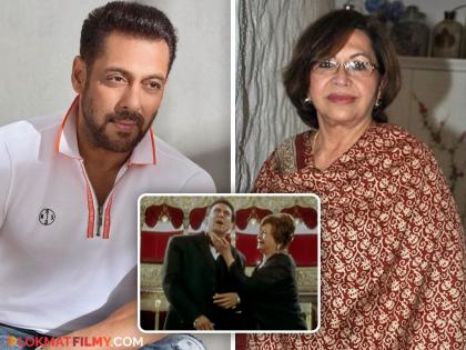 salman khan play on screen son role of step mother helen in hum dil de chuke sanam movie | सावत्र आईचा ऑनस्क्रीन लेक झाला होता सलमान खान; 'या' सिनेमात हेलन यांच्याबरोबर केलंय काम