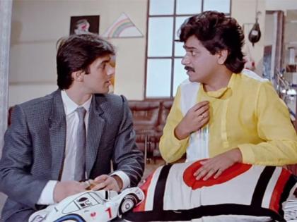 maine pyar kiya film lakshmikant berde and salman khan friendship story | 'मी मराठी नायक असल्याने..'; 'मैंने प्यार किया'च्या सेटवर लक्ष्मीकांत यांना टाळायचा सलमान