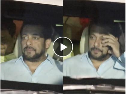 salman khan seen teary eyed at the funeral of satish kaushik in mumbai | सतीश कौशिक यांना अखेरचा निरोप, सलमान खानला अश्रू अनावर; Video व्हायरल