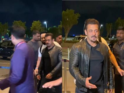 salman khan stops at mumbai airport to meet his little fan hugs and smile at him | जे बॉडिगार्ड शेरालाही नाही दिसलं ते सलमानने पाहिलं, दबंग अभिनेत्याचा एअरपोर्टवरील Video व्हायरल