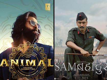 Sam Bahadur vs Animal ranbir kapoor and vicky kaushal movie advance booking details | Sam Bahadur vs Animal: रणबीर आणि विकीमध्ये बॉक्स ऑफिसवर काटें की टक्कर! ॲडव्हान्स बुकिंगमधून कमावले 'इतके' कोटी