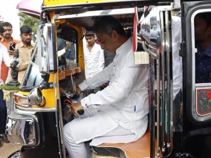 Chatrapati Sambhaji Raje was driving rickshaw in Solapur Know the real reason | ..अन् संभाजीराजेंनी चालविली रिक्षा, पाहणारे चकीत; जाणून घ्या नेमकं कारण