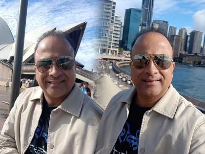 arathi Actor Samir Choughule shared the photo from Sydney, netizen said - come back to Miraroad... | समीर चौघुलेने सिडनीतील फोटो शेअर करताच नेटकरी म्हणाले- परत या मिरारोडला...