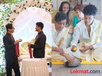 lgbtq community marriage Love has no boundaries Same-sex marriage takes place in Pune | प्रेमाला बंधन नाही..! पुण्यात पार पडला समलैंगिक जोडप्याचा विवाहसोहळा lgbtq community marriage Love has no boundaries Same-sex marriage takes place in Pune | प्रेमाला बंधन नाही..! पुण्यात पार पडला समलैंगिक जोडप्याचा विवाहसोहळा