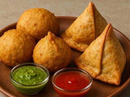 Bhaji Samosa are delicious but a health hazard Dietician gives important advice | भजी-समोसा चविष्ट, पण आरोग्यास धोक्याची घंटा! आहारतज्ज्ञांनी दिला महत्त्वाचा सल्ला Bhaji Samosa are delicious but a health hazard Dietician gives important advice | भजी-समोसा चविष्ट, पण आरोग्यास धोक्याची घंटा! आहारतज्ज्ञांनी दिला महत्त्वाचा सल्ला