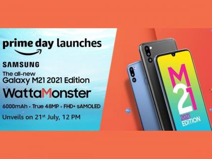 Samsung Galaxy M21 2021 Edition india launch on 21 july 6,000mAh battery 48MP camera  | 6,000mAh बॅटरी आणि 48MP कॅमेऱ्यासह 21 जुलैला लाँच होऊ शकतो Samsung Galaxy M21 2021 Edition 