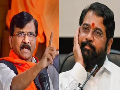 Thackeray group MP Sanjay Raut criticized CM Eknath Shinde's doctorate degree | डॉ. एकनाथ शिंदेंनी ऑपरेशनबद्दल सांगू नये, आम्हाला मुका मार देता येतो; संजय राऊतांचा टोला