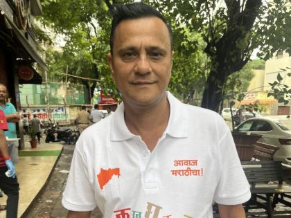 Shiv Sena UBT and MNS Rally Sandeep Deshpande TShirt Photo Viral on Social Media | Sena-MNS Rally: ठाकरे बंधूंच्या विजयी मेळाव्यापूर्वी संदीप देशपांडेंनी घातलेल्या टी-शर्टनं वेधलं लक्ष! Shiv Sena UBT and MNS Rally Sandeep Deshpande TShirt Photo Viral on Social Media | Sena-MNS Rally: ठाकरे बंधूंच्या विजयी मेळाव्यापूर्वी संदीप देशपांडेंनी घातलेल्या टी-शर्टनं वेधलं लक्ष!