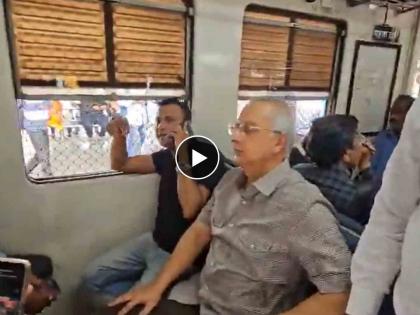 VIDEO Mira Bhayander rally marathi manus sandeep deshpande Sardesai leave for march by mumbai local | VIDEO: मीरा-भाईंदरमध्ये वातावरण तापलं! संदीप देशपांडे, सरदेसाई लोकलमधून मोर्चासाठी रवाना VIDEO Mira Bhayander rally marathi manus sandeep deshpande Sardesai leave for march by mumbai local | VIDEO: मीरा-भाईंदरमध्ये वातावरण तापलं! संदीप देशपांडे, सरदेसाई लोकलमधून मोर्चासाठी रवाना