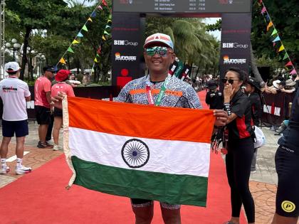 पोलीस निरीक्षक संदीप गुरमे यांनी ५४ व्या वर्षी तिसऱ्यांदा पटकावला 'आयर्न मॅन' किताब