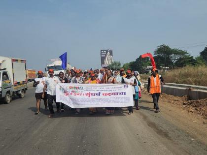 Sangharsh Padayatra from Dhule to Mantralaya Mumbai for the justice rights of tribals | आदिवासी जमातीच्या न्याय हक्कासाठी धुळे ते मंत्रालय मुंबई दरम्यान संघर्ष पदयात्रा