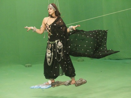 Sangita Ghosh takes rope climbing lessons for Divya Drishti | 'दिव्य दृष्टी'साठी संगीता घोष शिकली 'ही' गोष्ट