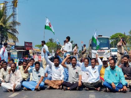 Sangli agitation of Swabhimani Shetkari Sanghatana on agricultural power issues | ‘स्वाभिमानी’कडून जिल्ह्यात रास्ता रोको, पोलिसांचा मोठा बंदोबस्त