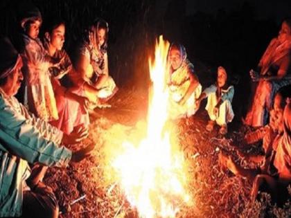 सांगलीत थंडीची लाट.. पारा १३ अंशाखाली; रस्त्यांवर शेकोट्या पेटल्या