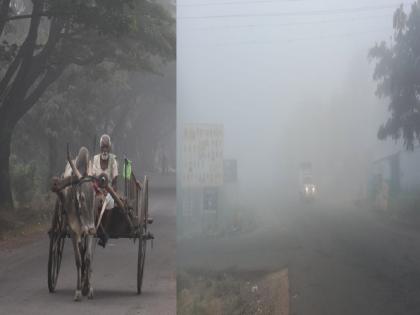 Dry with Sangli city and its environs in Miraj taluka today thick fog spread everywhere | दाट धुक्यात पाच तास हरवली सांगली, पादचारी, वाहनधारकांची कसरत