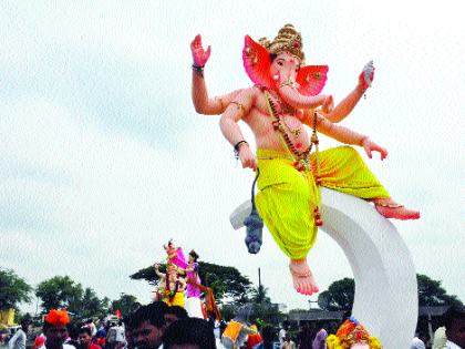 30-hour dolby-free procession in mirage | मिरजेत ३० तास डॉल्बीमुक्त मिरवणूक