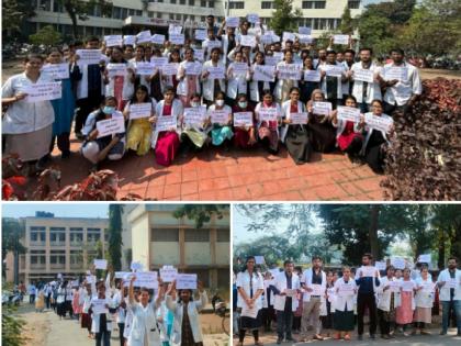 State wide strike by resident doctors, Healthcare disrupted in Sangli, Miraj | निवासी डॉक्टरांचा राज्यव्यापी संप: सांगली, मिरजेत रुग्णसेवा विस्कळीत