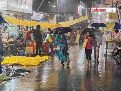 Heavy rain again in Sangli district including Valwa Shirala Palus Tasgaon taluka | वाळवा, शिराळा, पलूस, तासगाव तालुक्यासह सांगली जिल्ह्यात पुन्हा जोरदार पाऊस