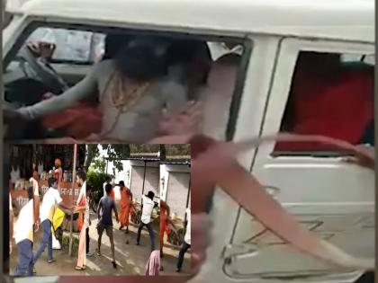 A repeat of Palghar was avoided, the sadhus were brutally beaten in Sangli, mistaking them for a gang of child-stealers | पालघरची पुनरावृत्ती टळली, मुलं चोरणारी टोळी समजून सांगलीत साधूंना बेदम मारहाण