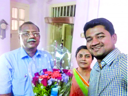 Welcome Patil, Ganesh Tenglechi UPSC bet | स्वागत पाटील, गणेश टेंगलेची यूपीएससीत बाजी