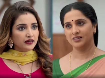 marathi serial aai kuthe kay karte sanjana and arundhati | Video: संजना- अरुंधतीमध्ये होणार कडाक्याचं भांडण; अविनाश ठरणार कारणीभूत