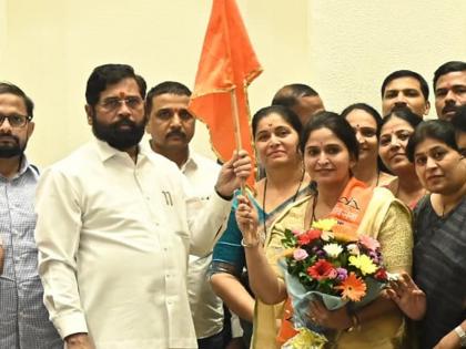 Raosaheb Danve's daughter Sanjana Jadhav joins Shinde Groups Shiv Sena, Kannada candidature confirmed | रावसाहेब दानवेंच्या कन्येचा शिंदेसेनेत प्रवेश, कन्नडमधून विधानसभा उमेदवारी पक्की