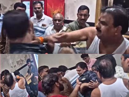 MLA Sanjay Gaikwad's beaten to MLA Niwas Canteen employee with kicks and punches | Sanjay Gaikwad : आमदार संजय गायकवाडांचा राडा, आमदार निवास कँटिनमधील कर्मचाऱ्याला लाथा-बुक्क्यांनी मारहाण MLA Sanjay Gaikwad's beaten to MLA Niwas Canteen employee with kicks and punches | Sanjay Gaikwad : आमदार संजय गायकवाडांचा राडा, आमदार निवास कँटिनमधील कर्मचाऱ्याला लाथा-बुक्क्यांनी मारहाण