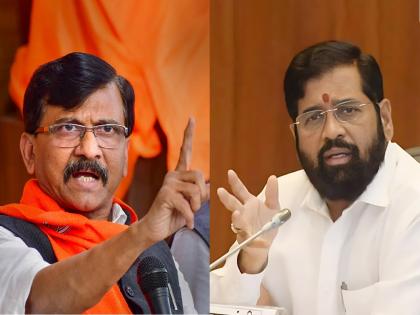 shiv sena thackeray group sanjay raut slams balasahebanchi shiv sena shinde group | Maharashtra Politics: “हिंमत असेल तर स्वत:चं अस्तित्व निर्माण करा!”; संजय राऊतांचे एकनाथ शिंदेंना थेट आव्हान