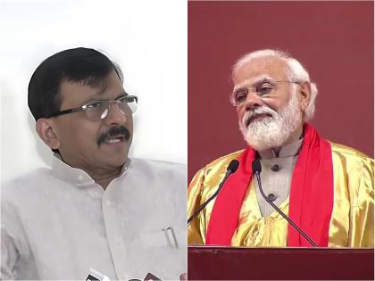 sanjay raut replied pm modi offer to merge party with ajit pawar ncp and eknath shinde shiv sena to sharad pawar and uddhav thackeray | “नरेंद्र मोदी लटकता आत्मा, आमचे पवित्र आत्मे त्यांच्यासोबत जाणार नाही”; संजय राऊतांचा पलटवार