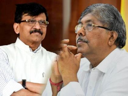 Sanjay Raut slams Chandrakant Patil sarcastically over Statement related to CM Uddhav Thackeray Mahavikas Aaghadi | Sanjay Raut vs Chandrakant Patil: चंद्रकांत पाटलांनी इकडे तिकडे कडमडू तडमडू नये; संजय राऊतांची घणाघाती टीका