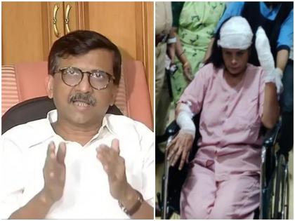 shiv sena leader sanjay raut commented on thane peddlers attacked thane municipal corporation officials | ठाण्यात फेरीवाल्यानं केलं ते दुर्देवी, राज्य सरकारकडून कारवाई केली जातेय : संजय राऊत