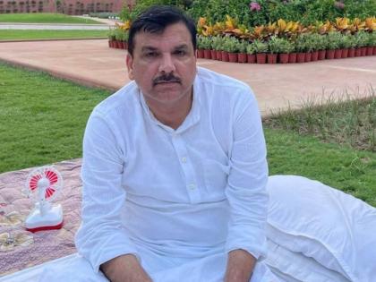 eat Sanjay Singh Arrested; Big shock to 'Aap' | खा. संजय सिंह अटकेत; ‘आप’ला मोठा हादरा; मद्य धोरण घोटाळ्या प्रकरणी कारवाई