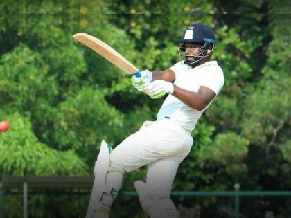 Ranji Trophy 2022-23 : Sanju Samson dismissed for 72 in 108 balls with 4 fours and 7 sixes for Kerala against Jharkhand, he's returning to red ball after 3 years | Sanju Samson, Ranji Trophy : ११ चेंडूंत ५८ धावा! तीन वर्षांनंतर रणजी खेळणाऱ्या संजू सॅमसनची आक्रमक फटकेबाजी 