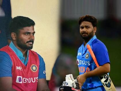 Sanju Samson Rishabh Pant, IND vs NZ: Sanju Samson denied chance netizens Rishabh Pant | Sanju Samson Rishabh Pant, IND vs NZ: संजू सॅमसन संघाबाहेर, नेटकऱ्यांनी घेतली रिषभ पंतची शाळा, म्हणाले...