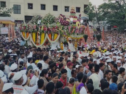 sant dnyaneshwar palkhi Will arrive in Pune today | Ashadhi Wari 2023: माऊलींचे अजोळघरातून प्रस्थान; आज पुण्यात आगमन होणार