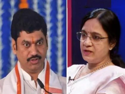 Dhananjay Munde's connivance defrauded by selling land worth crores at a low price: Sarangi Mahajan | धनंजय मुंडे यांच्या संगनमताने करोडोची जमीन अल्प किंमतीत विकून फसविले: सारंगी महाजन