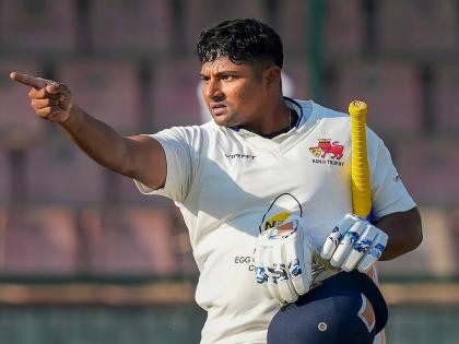 Mumbaikar Sarfaraz Khan's historic unbeaten double century | मुंबईकर सरफराझ खानचे ऐतिहासिक नाबाद द्विशतक