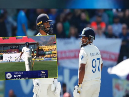 India vs England 5th Test Live updates sarfaraz khan scored 56 runs and first time in 15 years India's top 5 registered a fifty plus score in a test innings, read here details  | IND vs ENG: सर्फराजचेही अर्धशतक, भारतीय फलंदाज सुस्साट; १५ वर्षांनंतर पहिल्यांदाच झालं असं