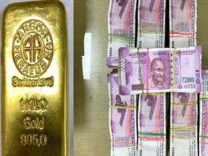 jaipur police recovers rs 2 crores 31 lakhs cash switzerland made one kg gold biscuits black money from yojana bhawan in jaipur | कपाटातून निघाल्या २००० रुपयाच्या ७,२९८ नोटा; एक किलो सोन्याची वीट; काळा पैसा कुणाचा?