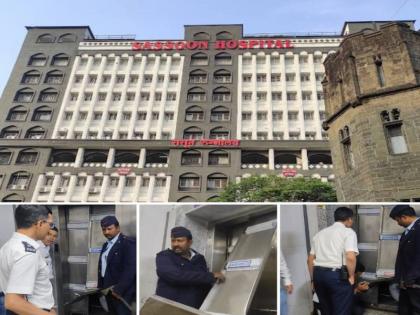 Six people stuck in elevator at Sassoon Hospital A safe escape from the fire brigade | ससून रुग्णालयात लिफ्टमध्ये अडकले सहा जण; अग्निशमन दलाकडून सुखरुप सुटका