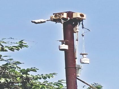 CCTV cameras in Shahupuri are off in Satara, Security issue is serious | साताऱ्यात शाहूपुरीतील सीसीटीव्ही कॅमेऱ्यांनी टाकल्या माना, सुरक्षेचा प्रश्न ऐरणीवर